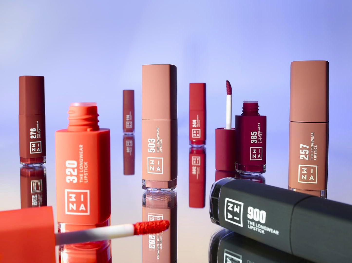 MAKEUP - the Longwear Lipstick 250 - Rose - Rouge À Lèvres Rose Avec Acide Hyaluronique - Rouge À Lèvres Mat Liquid - Couleur Des Lèvres Hautement Pigmenté Mat - Vegan - Cruelty Free