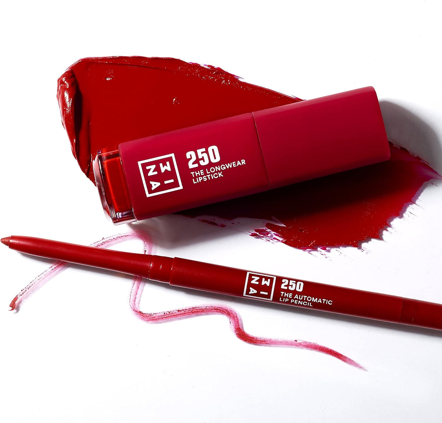 MAKEUP - the Longwear Lipstick 250 - Rose - Rouge À Lèvres Rose Avec Acide Hyaluronique - Rouge À Lèvres Mat Liquid - Couleur Des Lèvres Hautement Pigmenté Mat - Vegan - Cruelty Free