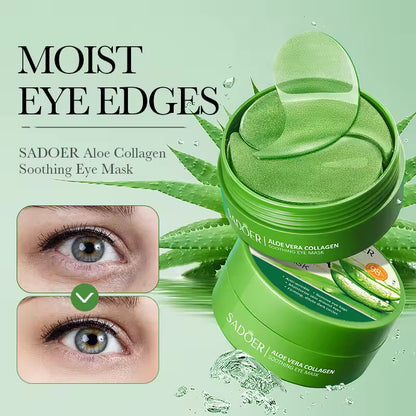 Masques pour les yeux à l'aloe vera et au collagène