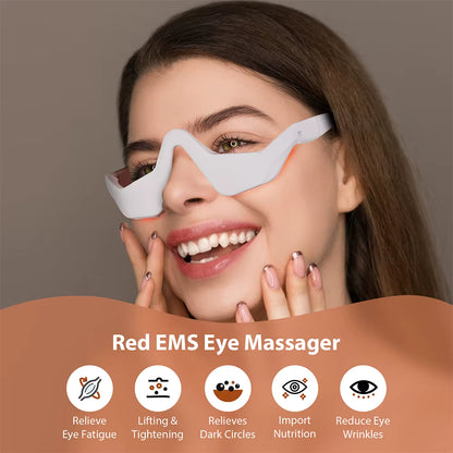 Appareil de massage des yeux pour atténuer les cernes et les poches sous les yeux, soin du regard