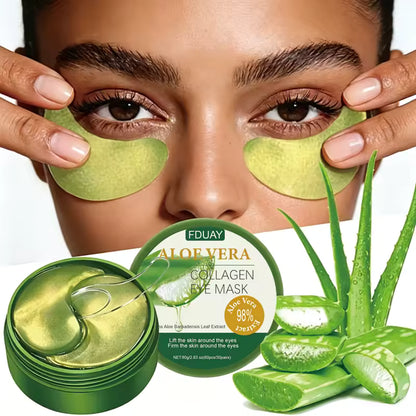 Masques pour les yeux à l'aloe vera et au collagène