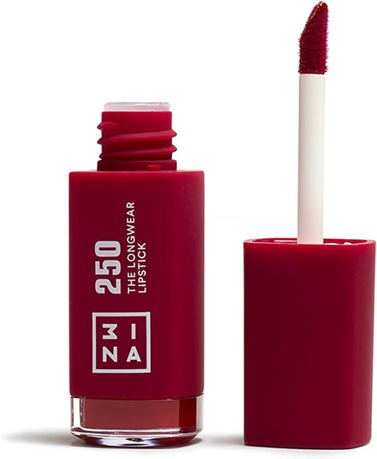 MAKEUP - the Longwear Lipstick 250 - Rose - Rouge À Lèvres Rose Avec Acide Hyaluronique - Rouge À Lèvres Mat Liquid - Couleur Des Lèvres Hautement Pigmenté Mat - Vegan - Cruelty Free