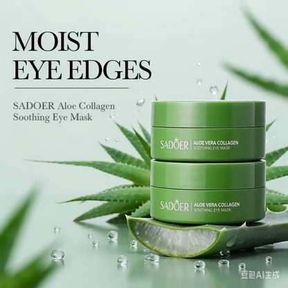 Masques pour les yeux à l'aloe vera et au collagène